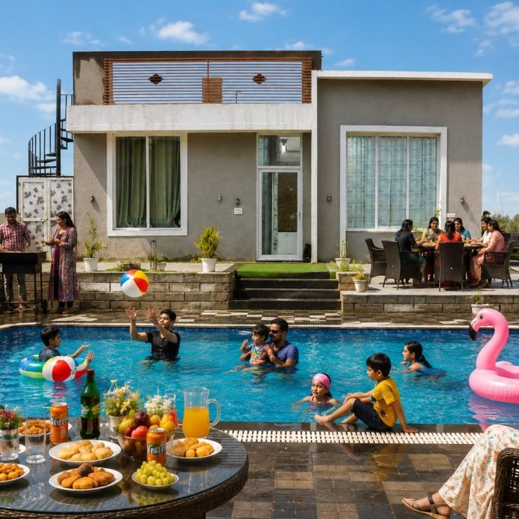 🏡 Family Picnic Farmhouse Jaipur | County Ville Jaipur